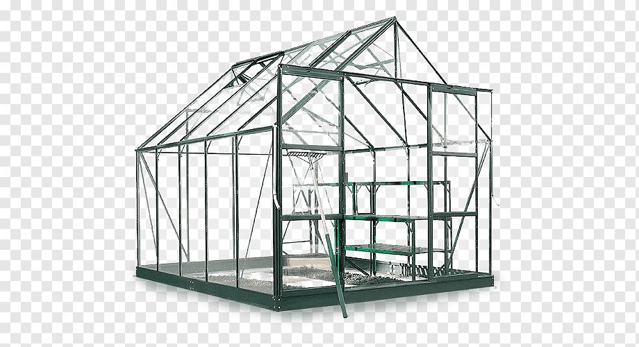 Halls Swedish greenhouse with thick frame